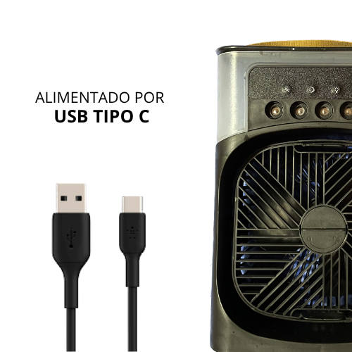 Ice Wind (ventilador 3 en 1:    ventilador, vaporizador refrescante y luz de noche)
