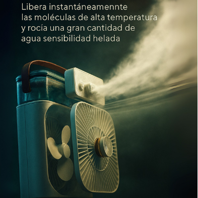 Ice Wind (ventilador 3 en 1:    ventilador, vaporizador refrescante y luz de noche)